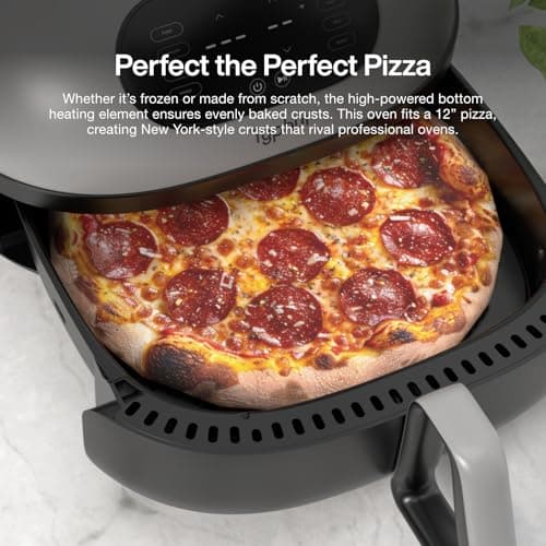 Typhur Dome 2 AI Smart Air Fryer, Large Flat Airfryer with Top & Bottom Heating, Self-cleaning Digital Fryer, PFAS free Ceramic Basket, Fits a 12" Pizza or Steaks, Whisper-Quiet, 120V - Thumbnail 5