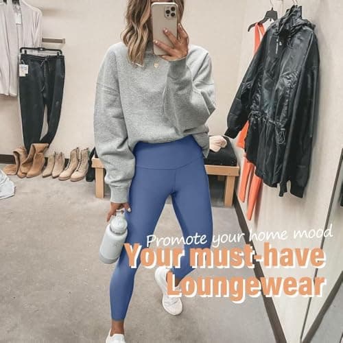 GAYHAY High Waisted Leggings for Women - Soft Opaque Slim Tummy Control Printed Pants for Running Cycling Yoga - Thumbnail 4