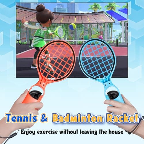 RunSnail 24 in 1 Switch/Switch2 Sports Accessories for Nintendo Switch 2, for Authentic Sports Experience, Family Gatherings, Social Icebreaker, with Storage Bag - Thumbnail 3