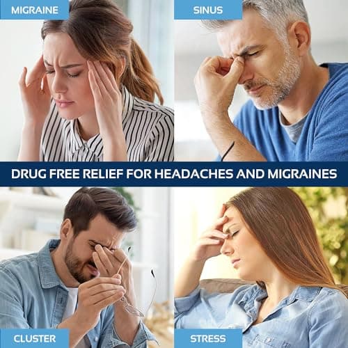 2 Pack - Migraine Relief Cap Ice Head Wrap and Hat | Hot/Cold Gel Pack with Face and Eye Mask Compress for Headache Relief - Black 2 Pack - Thumbnail 6