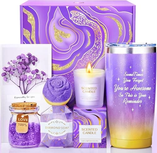 Birthday Gifts for Women, Mom, Wife, Girlfriend, Sister, Bestie - Mothers Day Gift for Mom Wife, Self Care Spa Gift Baskets for Women, Best Friends, Teacher, Employee Appreciation, Anniversary Gifts - Image 1