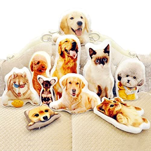 DGGW Custom Pet Pillow - Personalized DIY Shaped Pillow with Pet/Food/People - Duplex Printing Customized Lover Gifts for Birthday/Mother's/Father's/Christmas/Thanksgiving Day (20inches) - Image 1