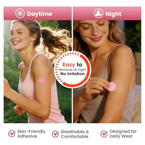 Pacifoo GLP-1 Patches for Women & Men - Natural Ingredients Support with Berberine, Pomegranate, L-Glutamine & Cinnamon, 8-Hour Daily Wear, Plant-Based, 60 Patches 2-Month Supply - Thumbnail 6