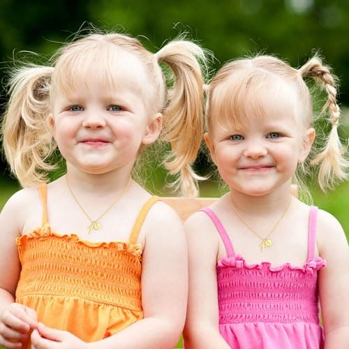 Fezodo Gifts for Teenage Girls - 14K Gold Plated Cross S Initial Letter Necklace Teen Girls Gifts Trendy Stuff Christian Birthday Gift for 5 6 7 8 9 10 11 Years Old Gift Kids - Thumbnail 5