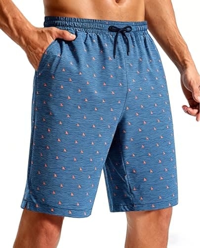 CoozySphere Mens Swim Trunks with Mesh Liner Quick Dry Swim Shorts with Pockets 9 Inch Board Shorts Bathing Suit S - Image 1