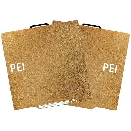 Tinytrees Build Plate for Bambu Lab X1 X1C X1E P1P P1S A1, PEI Build Plate with Identification Code Double Sided Textured PEI Plate Sheet 0.77mmwith QR Code Flexible Spring Steel Bed, 257x257mm - Image 1