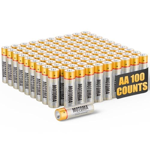 1.5V AA Batteries 100 Pack 1920mAh Alkaline Double A Batteries 10 Year Shelf Life AA Battery Long Lasting Power Batteries AA for Alarm Clocks, Remotes, Toys & Electronic Devices (Non-Rechargeable) - Image 1