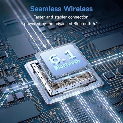 Hsility Bluetooth Headset with USB Type C 270 Degrees Rotatable Microphone for Truck Driver Bussiness and Travel - Thumbnail 5