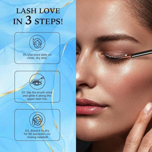 VieBeauti Eyelash Growth Serum 5mL – Lash Serum for Longer, Fuller & Thicker Looking Lashes, Advanced Nourishing Formula, Vegan & Cruelty-Free, Gentle for Sensitive Eyes - Thumbnail 5