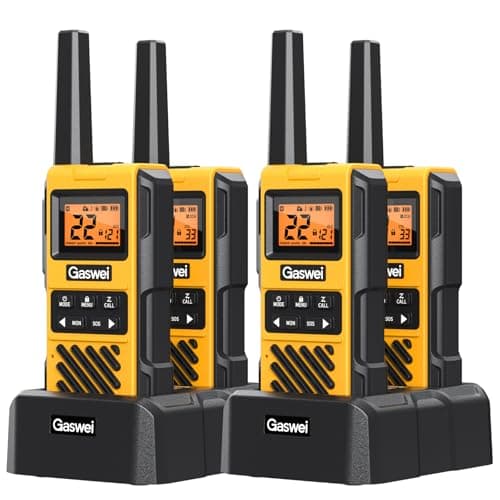 Gaswei G1pro+ Waterproof Walkie Talkies Long Range for Adults, 2 Way Radios with USB-C Charging, NOAA Weather Alert, VOX, SOS & FM Radio，Hunting 4 Pack - Image 1