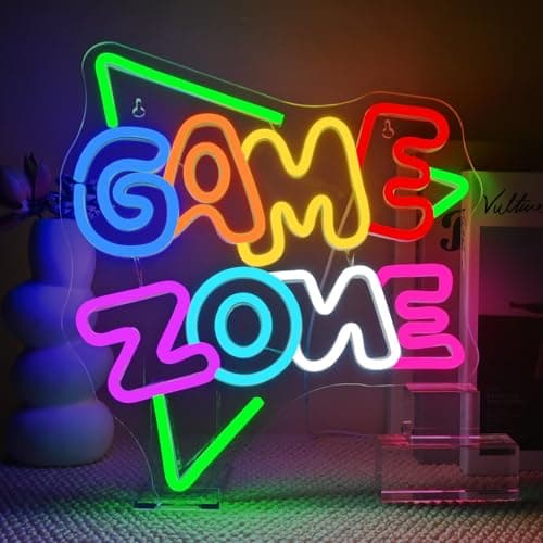 Gameneon Green Game Zone Neon Sign Gaming Room Neon Signs for Wall Decor Led Light Boys Bedroom Teen Man Cave Internet Bar Party Playroom Decoration Gamer Lover Gift - Image 1