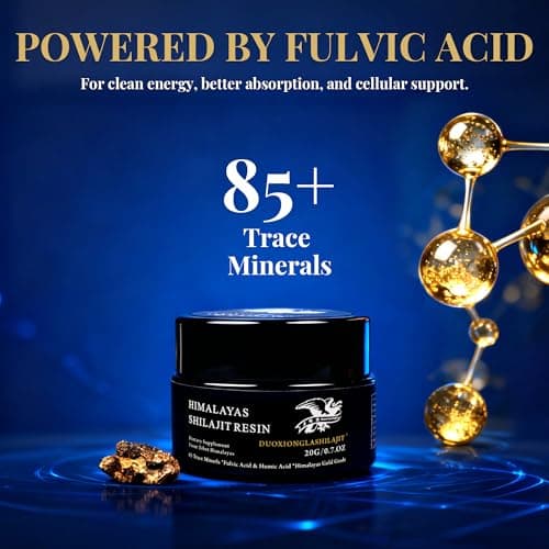 Himalayas Shilajit Resin - Pure Golden Grade | 100% Natural with 85+ Trace Minerals | Energy Boost & Immune Support for Men & Women | Lab Tested | 20g, 100 Servings - Thumbnail 5