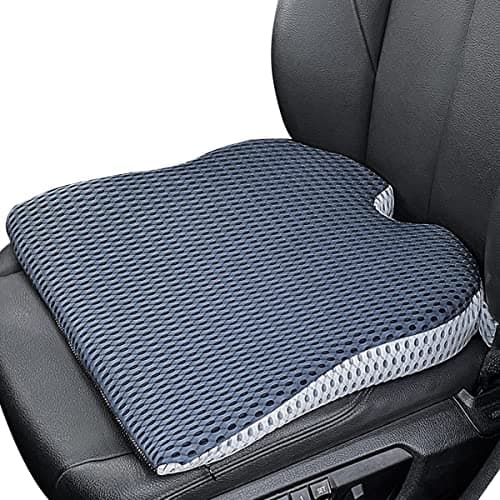MargGona Car Wedge Seat Cushion for Car and Truck Seat Office Chair Wheelchair - Memory Foam Seat Pad for Sciatica Tailbone Pain Relief - Image 1