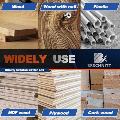 Wood Cutting Circular Saw Blade - BRSCHNITT TCT Circular Cutting Blade 3"(75mm)*3pcs 24T Cut Off Wheel for Wood Plastic Arbor 11.12/9.5mm - Thumbnail 2