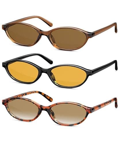 OUKEMAX Retro Cat Eye Sunglasses for Women – UV400 Protection, Lightweight Square Frame Shades for Travel, Driving, and Everyday Style - Image 1