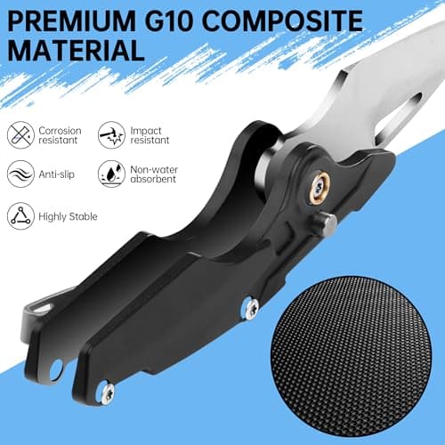 Pocket Knife:1.98" Mini Folding Knife for Men Women, EDC Knives with Button Lock, 5CR15 Blade & Aluminum Handle with Pocket Clip – 3 Modes (Folded/Dagger Shape/Full-Open), Perfect for Gifting 270 - Thumbnail 4