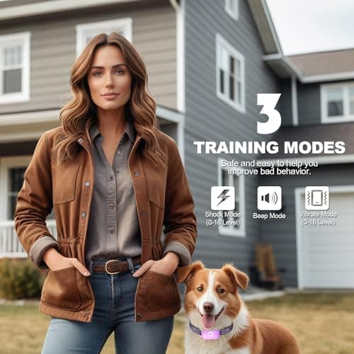 Heaflex Shock Collar for Dogs 2600FT,Dog Training Collar with Remote Purple - Thumbnail 2