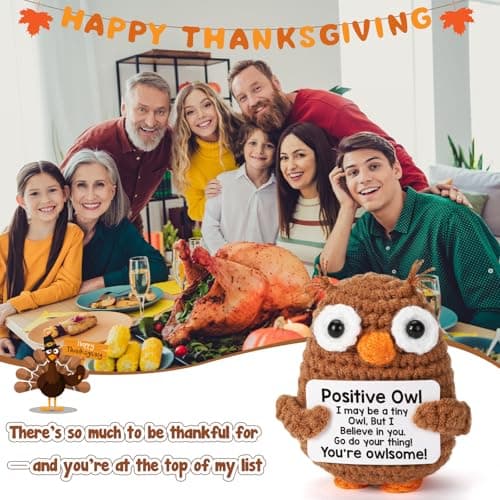 Owl Easter Basket Stuffers Gifts for Teens Daughter Son, Easter Basket Essentials Birthday Teacher Appreciation Mothers Day Graduation Emotional Inspirational Support Gifts for Friend Mom Coworkers - Thumbnail 6