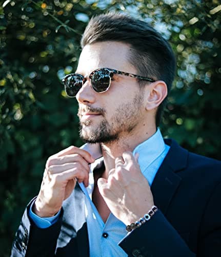 Evil Eye Bracelets for Men Women,Tigers Eye Bracelets for Men,Easter Basket Stuffers,St Patricks Accessories,Graduation Gifts for Her/Him - Thumbnail 3