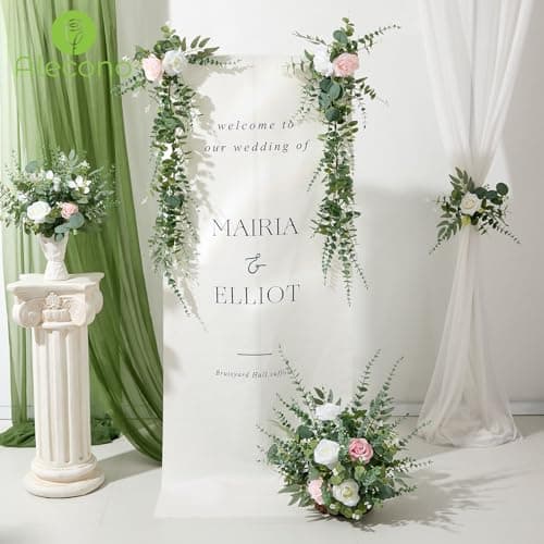 Alecono 100pcs Mixed Eucalyptus Leaves Stems Bulk, 4 Kinds Artificial Greenery Stems Faux Sliver Dollar Fake Greenery for Centerpieces Wedding DIY Bouquets Floral Arrangement Party Decor - Thumbnail 5