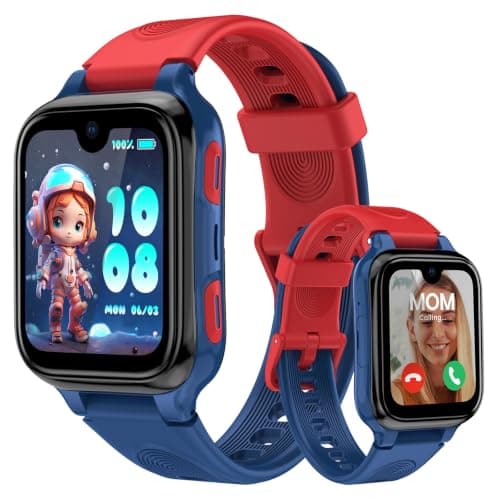 LAGENIO K9 Smart Watch for Kids with GPS Tracker, AI Voice & Video Call,1.78" AMOLED, 4G Smartwatch with SOS, Parental Controls, School Mode, IP68 Waterproof Kids Smartwatch for Teens Ages 3 and Up