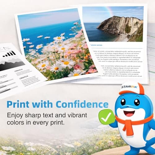 Starink Replacement for HP 64XL Ink Cartridge Combo Pack Remanufactured for HP 64XL Ink Cartridges Black and Color Compatible with HP Envy Photo 7855 7858 7155 7120 7800 6255 7158 7100 Printer, 2 Pack - Thumbnail 6