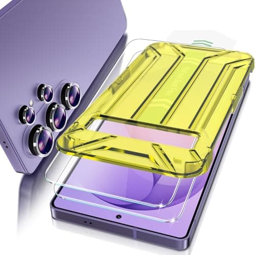 Fotbor 2+1 Pack for Samsung Galaxy S26 Ultra Screen Protector with Camera Lens Protector, 0.1s Fingerprint Unlocking, Shock - Absorbing Pro Series Tempered Glass, [Precision - Align] Quickfit - Image 1