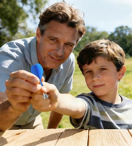 Givevan Magnetic Dart Board for Kids, Gifts Ideas for Teenage Boys Girls, Dartboard Games, Toys for Teen Age 6 7 8 9 10 11 12 13 14 15 16 Years, Cool Stuff for Christmas, Room Decor - Thumbnail 2