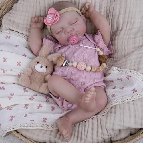 Milidool Realistic Reborn Baby Dolls - 20Inch Soft Vinyl Lifelike Newborn Baby Dolls Poseable Real Life Baby Girls Dolls with Accessories Toy Gifts for Kids Age 3 + Girls, Collection - Image 1