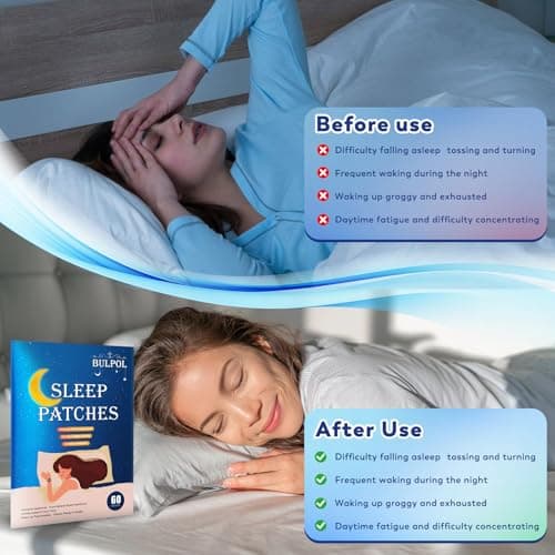 BULPOL Sleep Patches for Adults, 60 Pack Upgraded Deep Sleep Patches, Formulated with All Natural Ingredients, Long-Lasting Night Comfort for Both Men and Women, Easy to Use All Night Long - Thumbnail 3