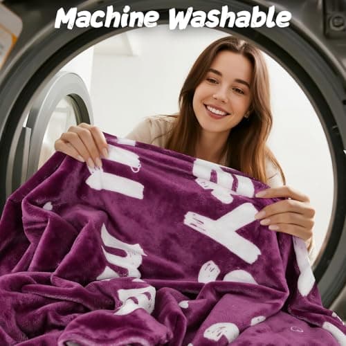 Gifts for Mom - Mom Gifts for Mother's Day Birthday Christmas Love Mom's Blanket Soft Flannel Throw Blanket 60x50'' - Thumbnail 6