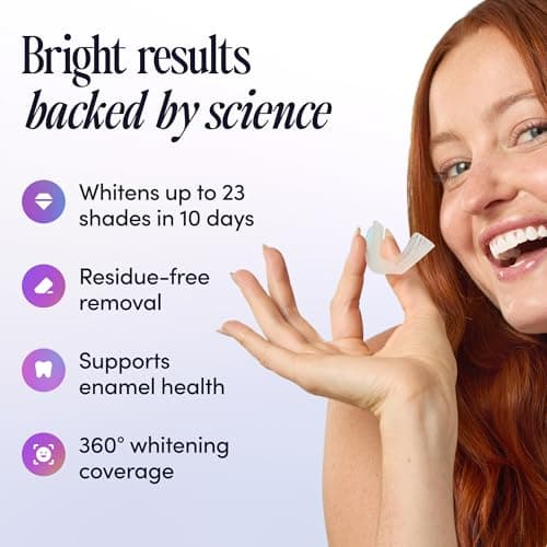 Boca Bella Teeth Whitening U-Wraps – 10 Treatments – 15% Hydrogen Peroxide, Enamel-Safe, No Harsh Sensitivity – Patented Strip Design with Aloe, Calendula & Peppermint – Fast, Even Whitening - Thumbnail 3