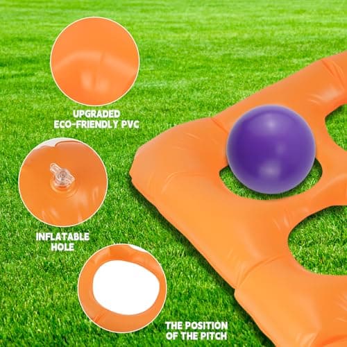 Pool Toys, Pool Tic Tac Toe Game with 10 Balls Outdoor Summer Swimming Pool Party, Beach Toys, Reusable Water Balloons Tic Tac Toe Game, for Teens Adults 2-10 Players - Thumbnail 5