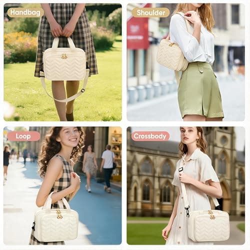 Eternatastic Bible Cover Case for Women, Large Bible Bag with Shoulder Strap,Bible Study Ideal Christian Gifts for Women - Thumbnail 5