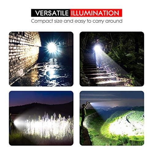 WdtPro High-Powered LED Flashlight S3000, Super Bright Flashlights - High Lumen, IP67 Water Resistant, 3 Modes and Zoomable for Camping, Emergency, Hiking, Gift - Thumbnail 6