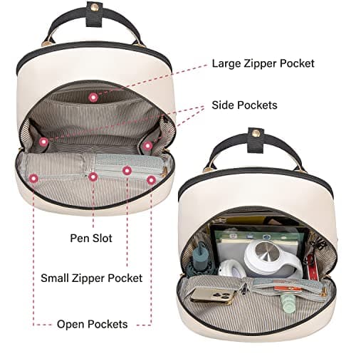 LOVEVOOK Travel Laptop Backpack Women Anti-theft Laptop Bag with USB Port Waterproof Computer Backpack for Nurse College Work - Thumbnail 4