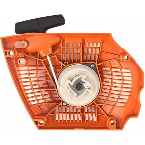 455 Recoil Starter Assembly & Repair Kit for Husqvarna 455 Rancher 460 461 Chainsaws, Includes Recoil Pulley Spring Set, Hand Grip, Rope, 537284201 Replacement - Image 1