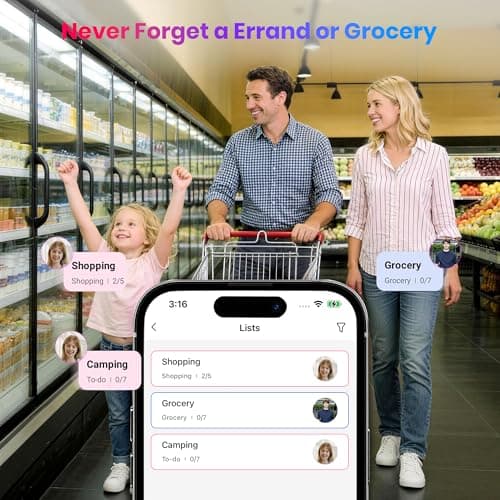 BIGASUO 10.1" Digital Calendar, Smart Touchscreen Interactive Display, Electronic Organizer for Monthly, Weekly & Daily Agenda, Chore Chart, Meal Planner, To Do List, Family Schedules, Picture Frame - Thumbnail 6