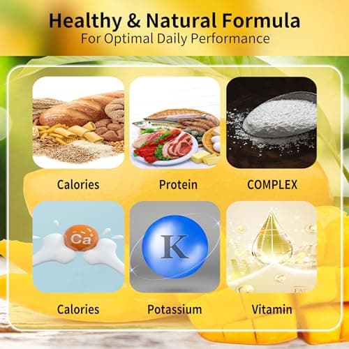 90 CT Magnesium Glycinate Gummies 1000mg - Sugar Free Magnesium Potassium Supplement with Vitamin D, B6, CoQ10 for Calm Mood & Sleep Support - 90 Mango Pineapple Gummies - Thumbnail 6