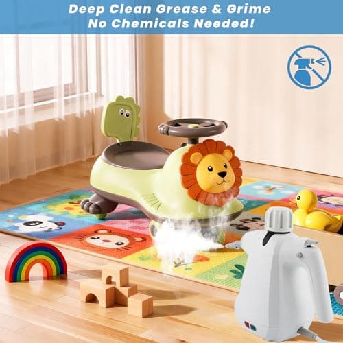 Handheld Steam Cleaner,1000W Pressurized Steam Cleaner with 11 Attachments for Multi-Surface Deep Cleaning, Fast-Heating & Continuous Steam, Safe for Kitchen, Bathroom, Car, Floors, Sofa - Thumbnail 6