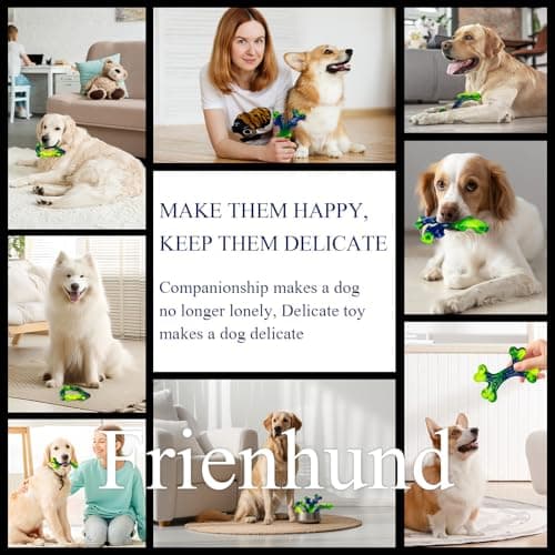 Frienhund 9-Pack Durable Dog Toys for Large Dogs: Durable Chew Toys for Large Breed, Indestructible Dog Toy for Aggressive Chewers, Dog, A for Furry Friends - Thumbnail 5