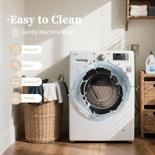 Arvenchy Easy Jute Rug 4x6: Indoor Outdoor Natural Boho Area Rugs for Living Room Patio Washable - Farmhouse Neutral Contemporary Carpet Mat for Entryway Bedroom Kitchen Backyard Sunroom Non Slip - Thumbnail 4