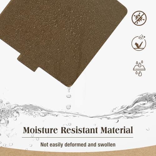 Touri Pottery Bats Set for Pottery Wheel - 6 Pack 7” Square Inner Bats Only, Ceramic Tools for Pottery Making, Brown - Thumbnail 3