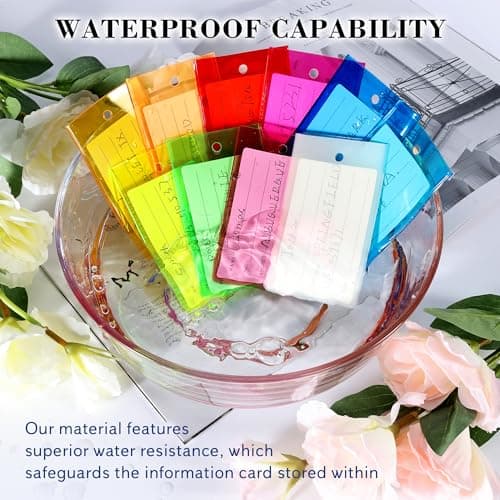 10 Pack Luggage Tags for Suitcases, Airplane Travel Essentials for Flying, International Travel Must Haves, and Luggage Accessories by Sodsay - Thumbnail 3