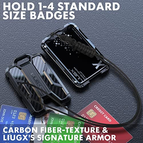 LIUGX Badge Holder, Detachable Buckle with Braided Rope, Strong and Sturdy,Lightweight and Durabl, Impact Resistance ID Badge Reels - Thumbnail 2