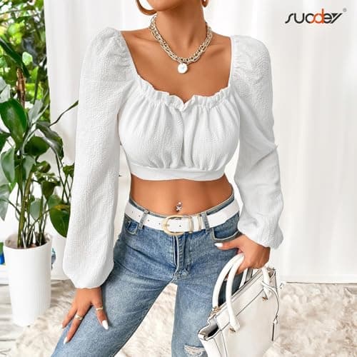 SUOSDEY Women Leather Belts for Jeans Pants Dresses Skinny Leather Belts with Gold Buckle - Thumbnail 2