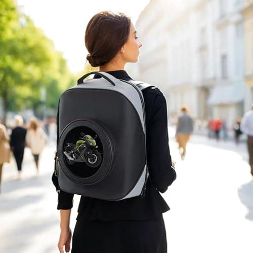 Missyou 3DHologramFan Led Backpack,16.1" 3DHologramFan Projector Advertising Commercial TVs & Displays with Cover, 700 Video Library and Remote for Business Store Signs,Bar,Casino,Christmas tree,Party - Thumbnail 3