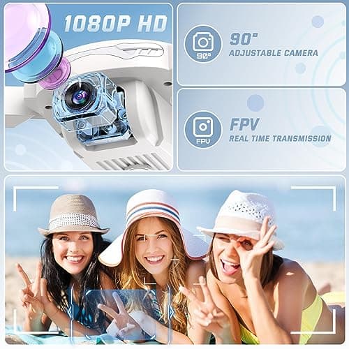 SOTAONE S450 Drone with Camera for Kids Adults - 1080P HD FPV RC Quadcopter with Carry Case - Thumbnail 2