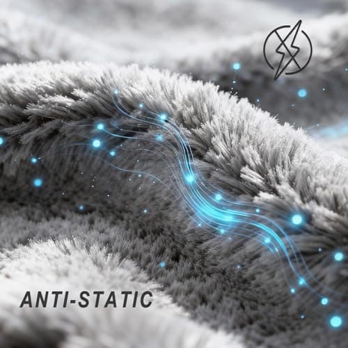 Lagtew Men's Hooded Fleece Bathrobe, Absorbent Anti-Static Plush Robe for Men with Pockets, Warm Soft for Home,NAVY,S/M - Thumbnail 5