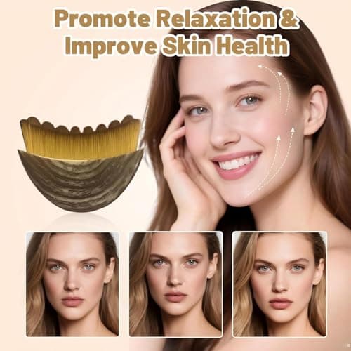 2026 Updated Lymphatic Contour Face Brush, Face Brush for Lymphatic Massage with Durable Soft Bristles, Facial Cleansing Brush for Sculpting&Anti-Puffiness - Thumbnail 5